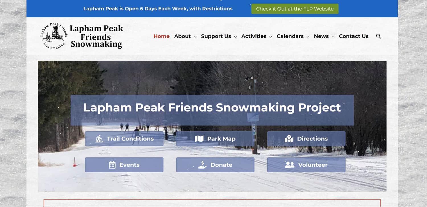 Lapham Peak Friends Snowmaking